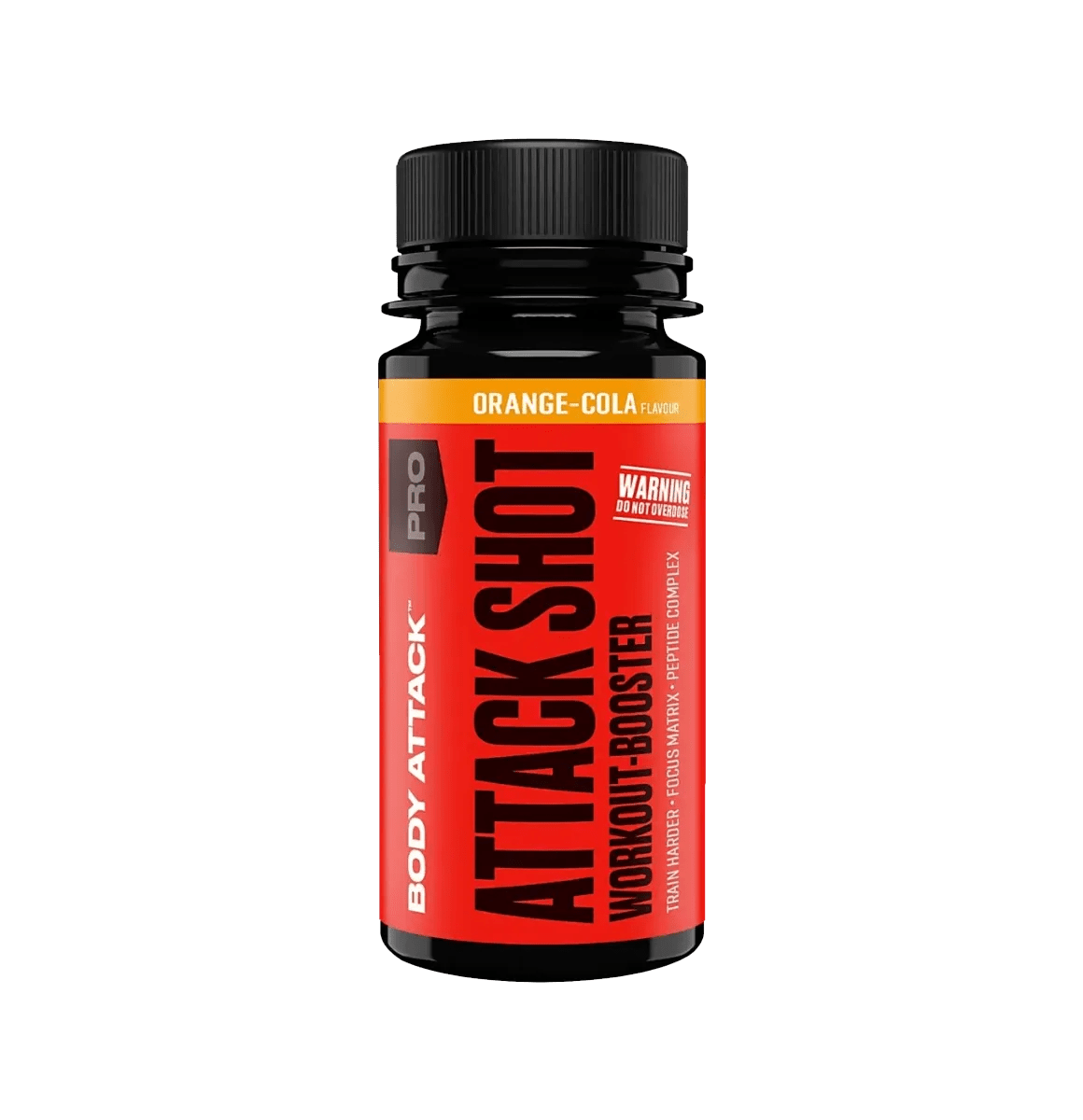 Body Attack Attack Shot 20 x 60 ml Pre-Workout Shots mit Koffein und Aminosäuren