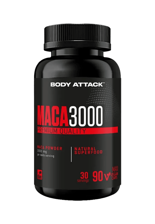 Body Attack Maca 3000 90 Kapseln 3000 mg Maca