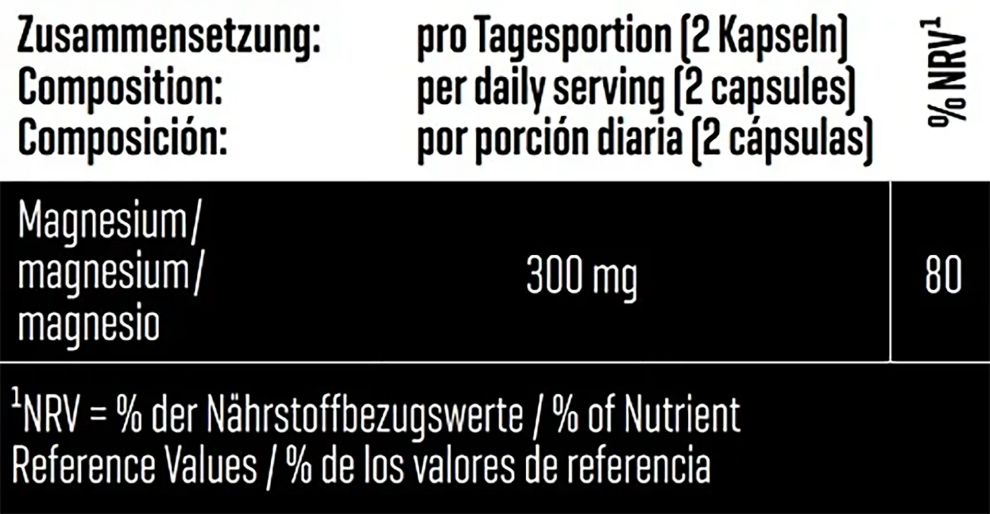 Magnesium Bisglycinat – 120 Kapseln – Body Attack