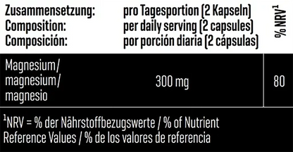 Magnesium Bisglycinat – 120 Kapseln – Body Attack
