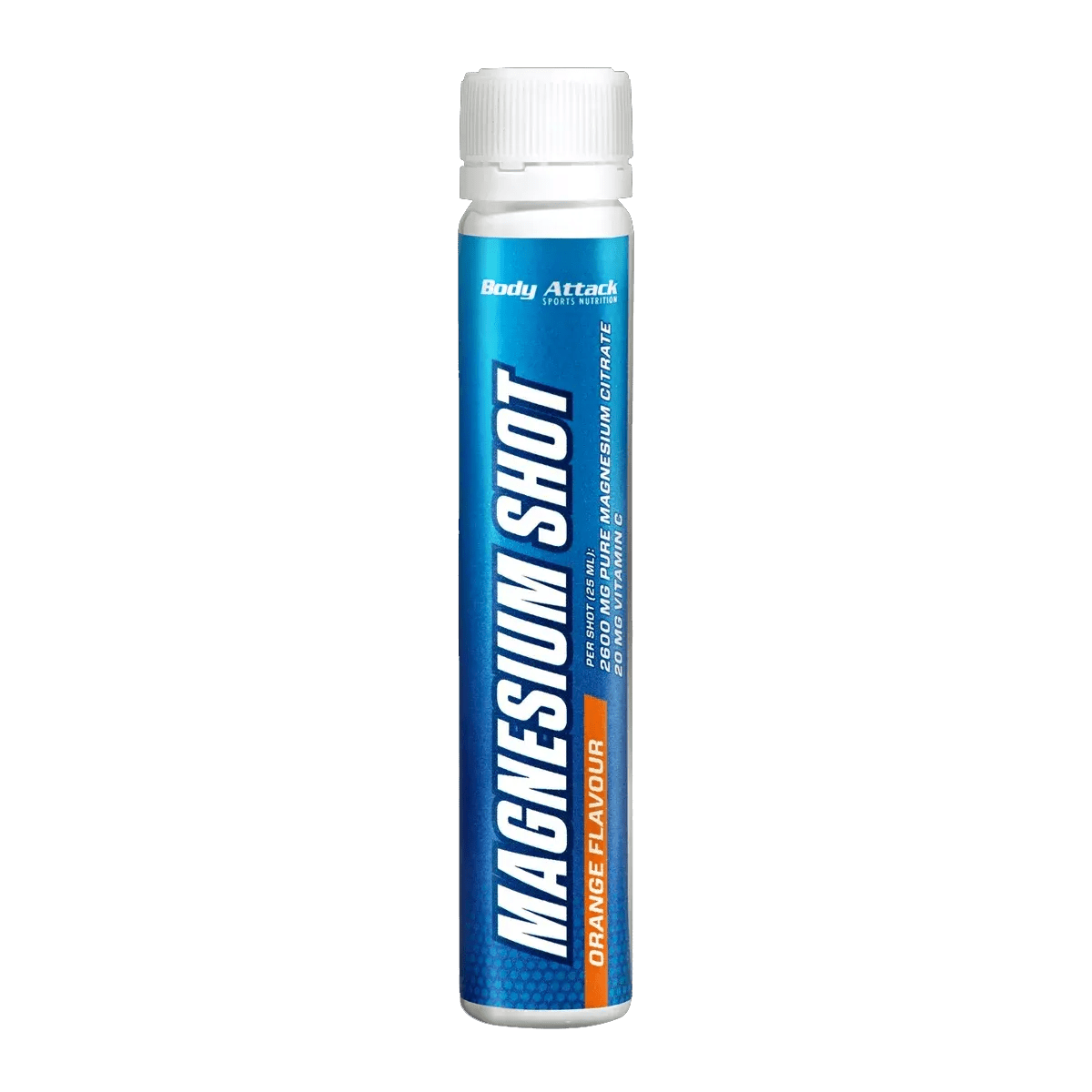 Body Attack Magnesium Shots 20x25ml - Orange - THE FORCE SPORT