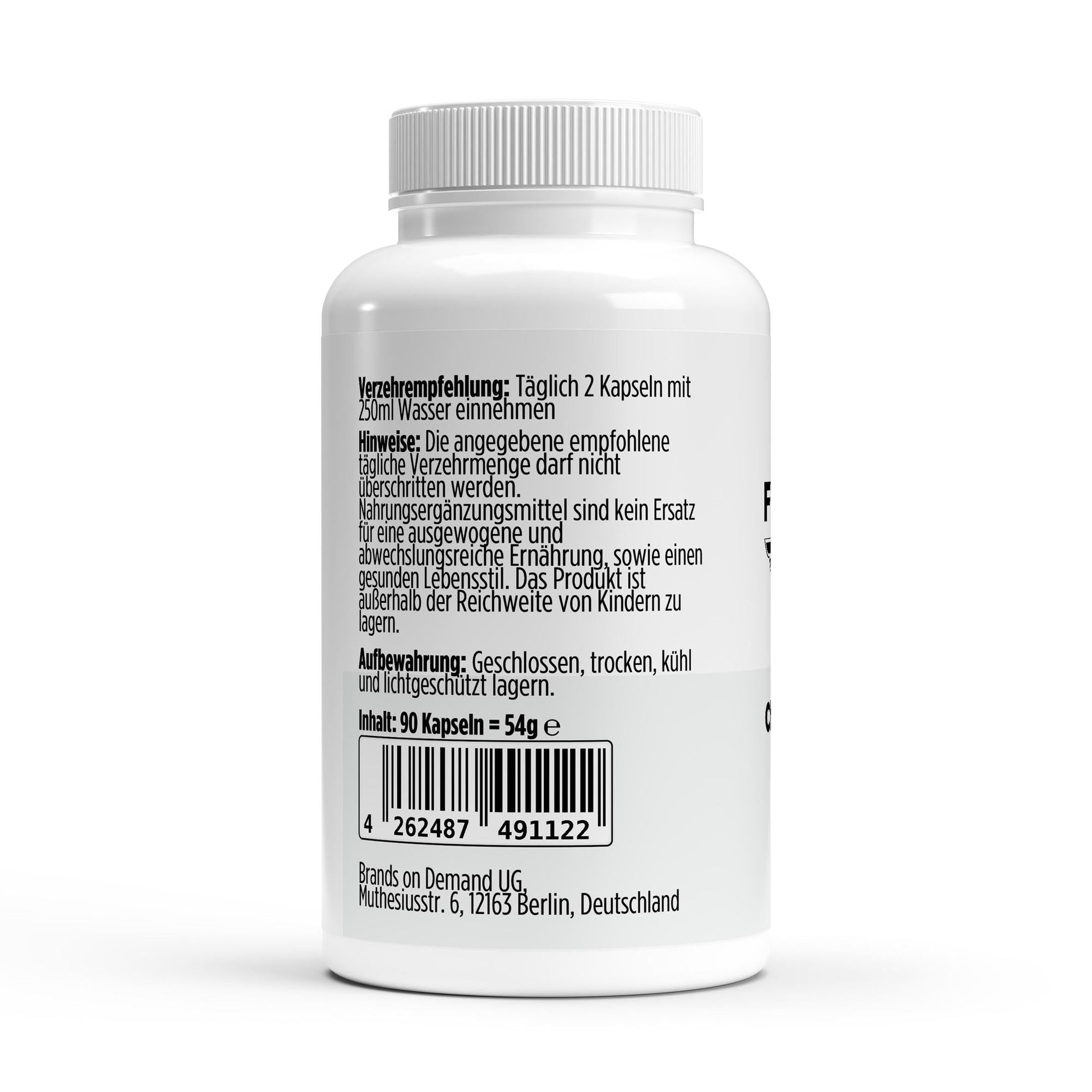 Chondroitin 500 mg – 90 Kapseln | The Force Nutrition Nahrungsergänzungsmittel
