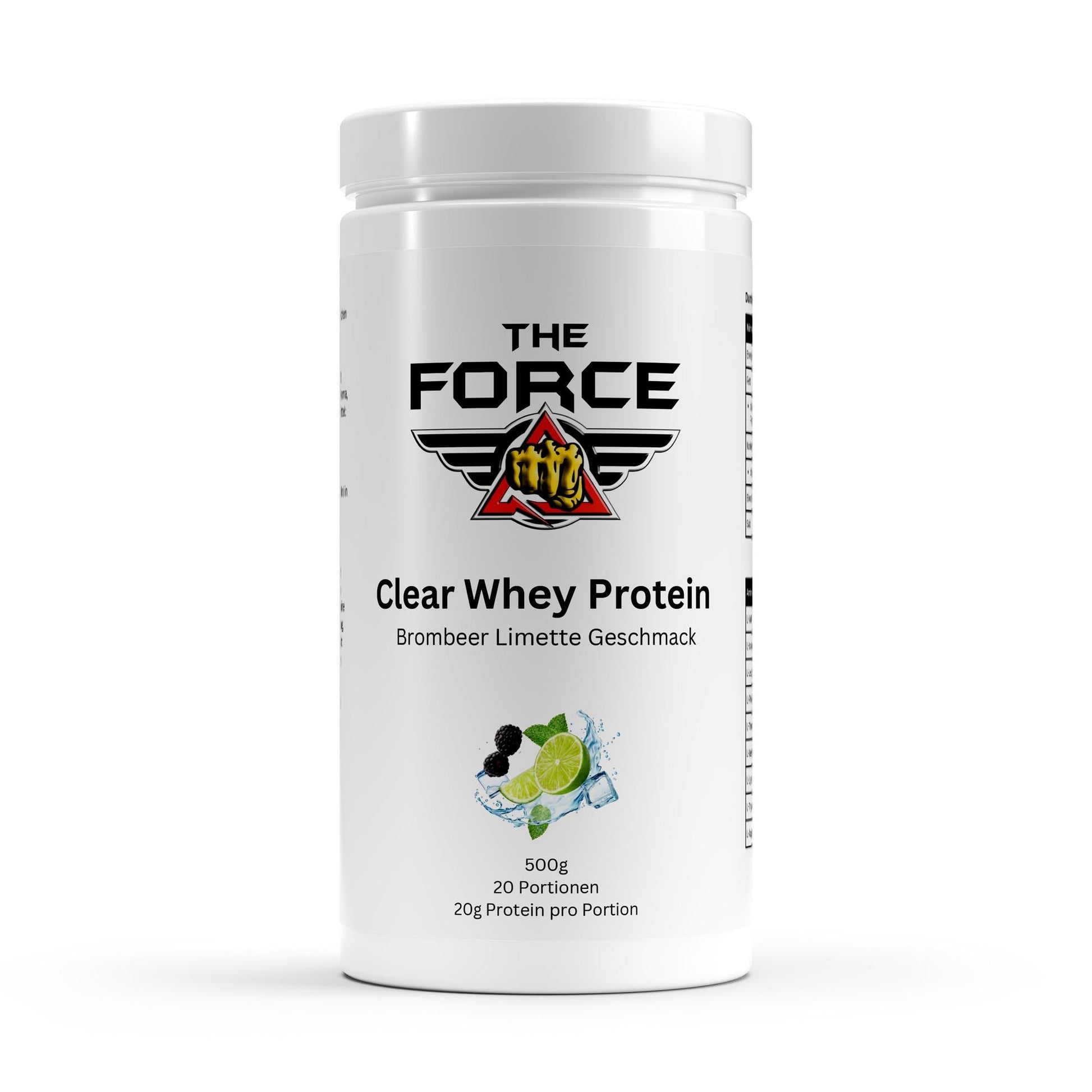 Clear Whey Protein Blackberry - Lime - 500g - THE FORCE SPORT