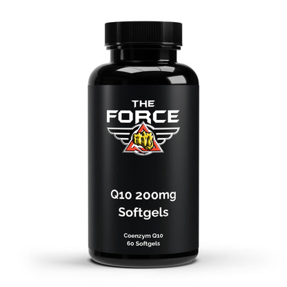 Q10 200 mg Softgels – hochdosiertes Coenzym Q10 in Softgel-Form – The Force