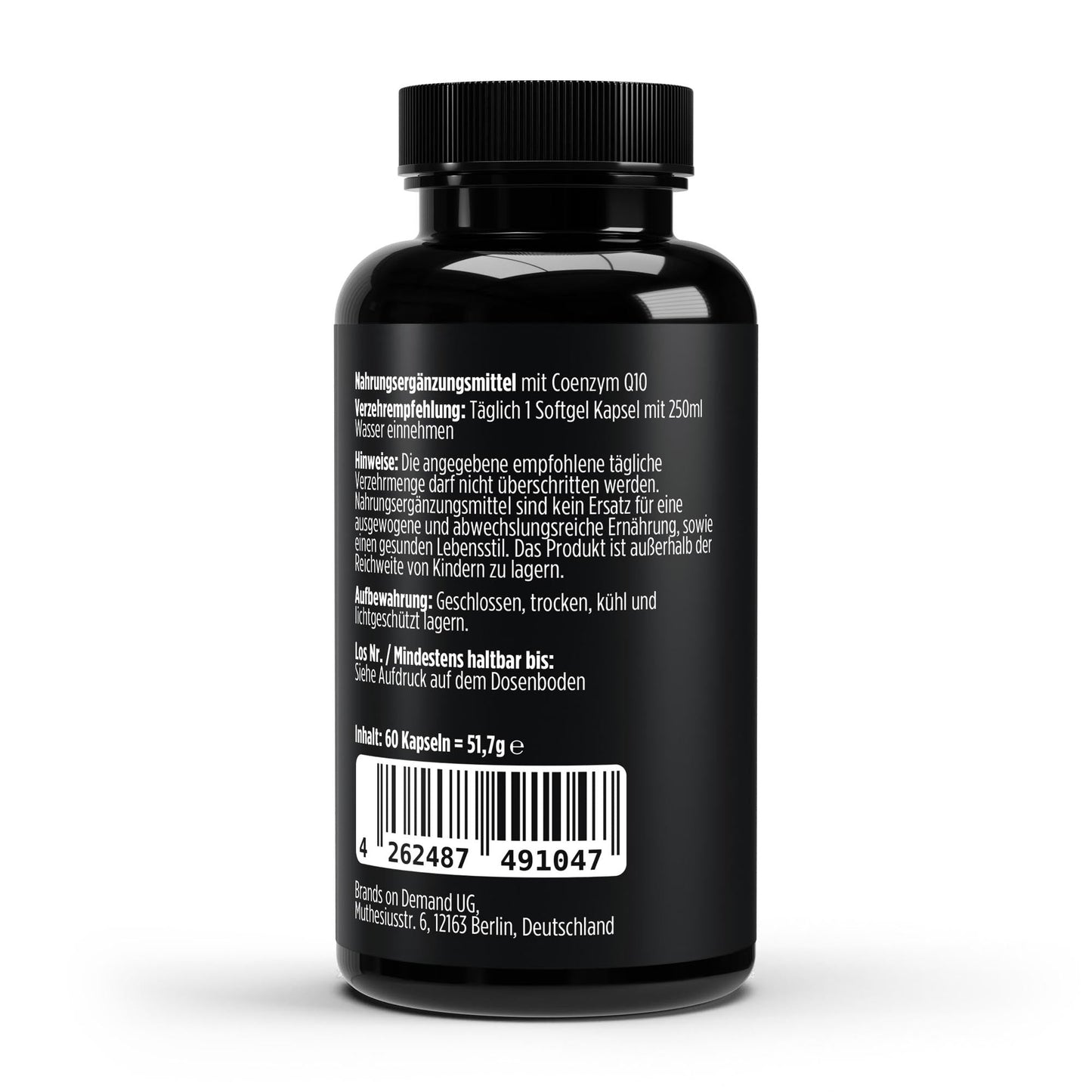 Q10 200 mg Softgels – hochdosiertes Coenzym Q10 in Softgel-Form – The Force
