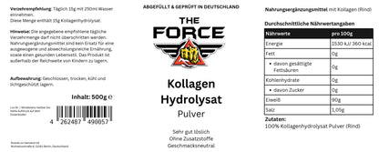 Collagen Powder - 500g - THE FORCE SPORT