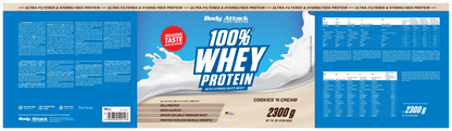 Body Attack 100% Whey Protein - 2300g
