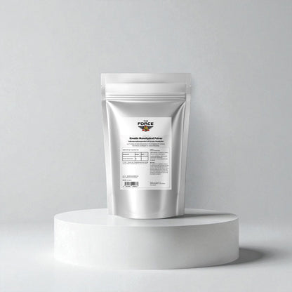 The Force Creatine Monohydrate – 1000 g pure creatine powder pouch