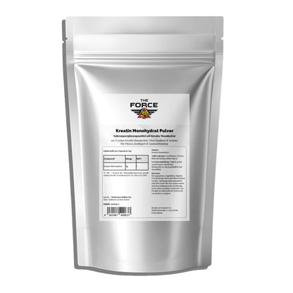 The Force Kreatin Monohydrat 1000 g – Reines Kreatinpulver Beutel
