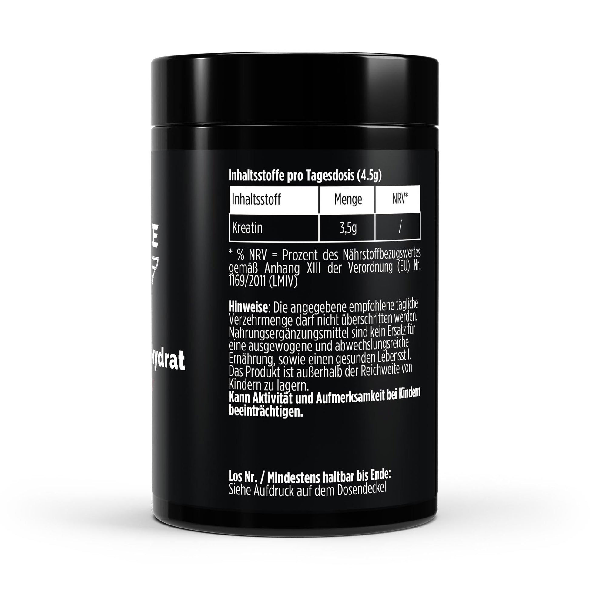 THE FORCE Creatin Monohydrat Himbeer 500g Kreatin Pulver Nahrungsergänzungsmittel