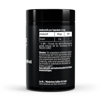 THE FORCE Creatin Monohydrat Himbeer 500g Kreatin Pulver Nahrungsergänzungsmittel