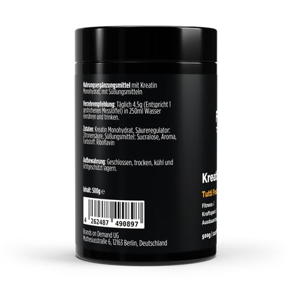 THE FORCE Creatin Monohydrat Tutti Frutti 500g Nahrungsergänzungsmittel