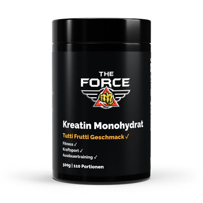 THE FORCE Creatin Monohydrat Tutti Frutti 500g Nahrungsergänzungsmittel