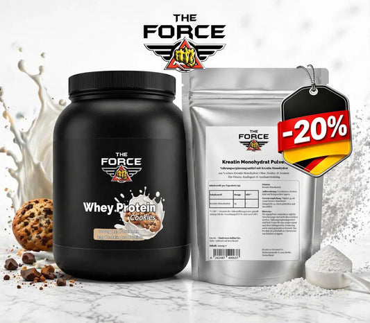 Kreatin und Whey Protein Bundle The Force Sport