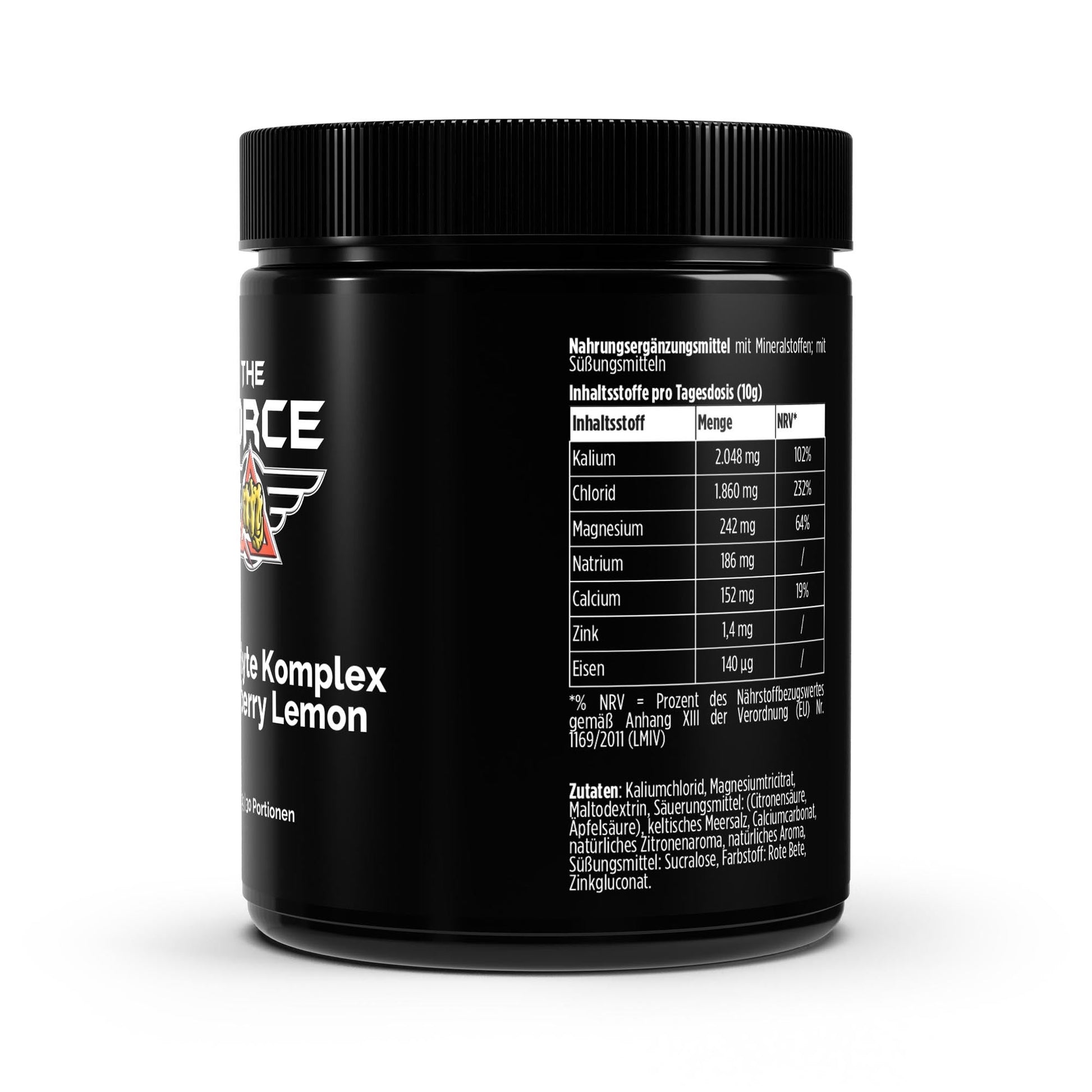 Elektrolyte Komplex Strawberry Lemon Pulver THE FORCE