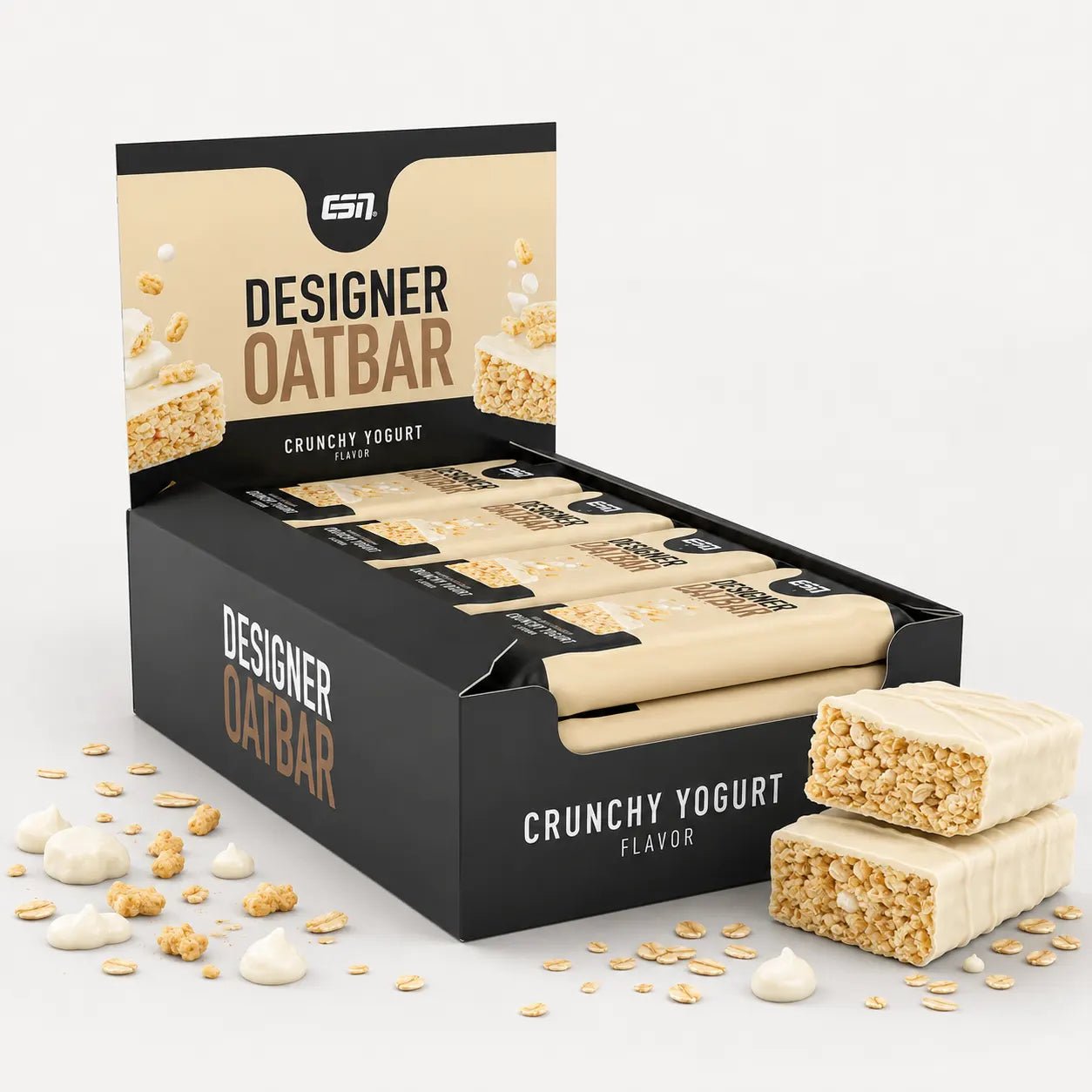 ESN Designer Oatbar 100g – Crunchy Yogurt, weicher Haferriegel mit Joghurt-Coating