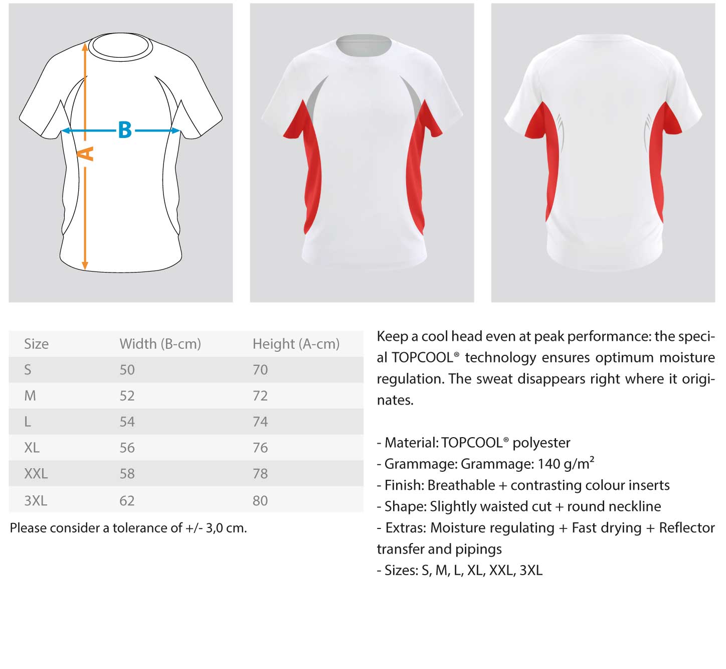 Force - Running Shirt for Men - THE FORCE SPORT