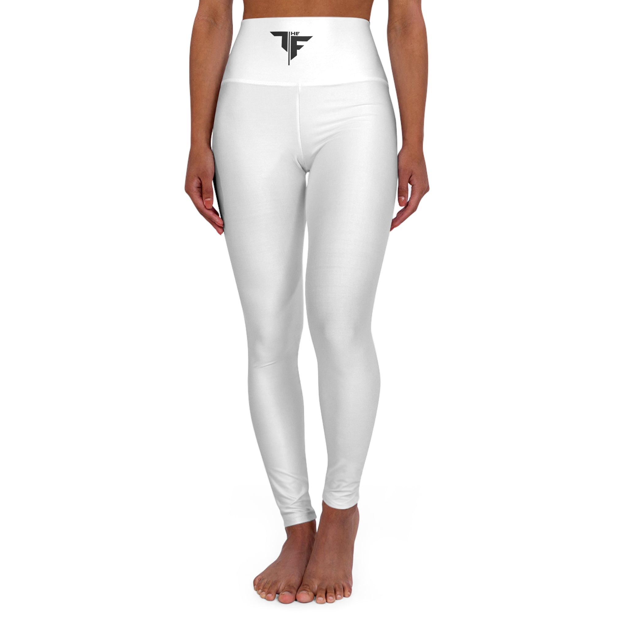 High Waisted Yoga Leggings (AOP) - THE FORCE SPORT