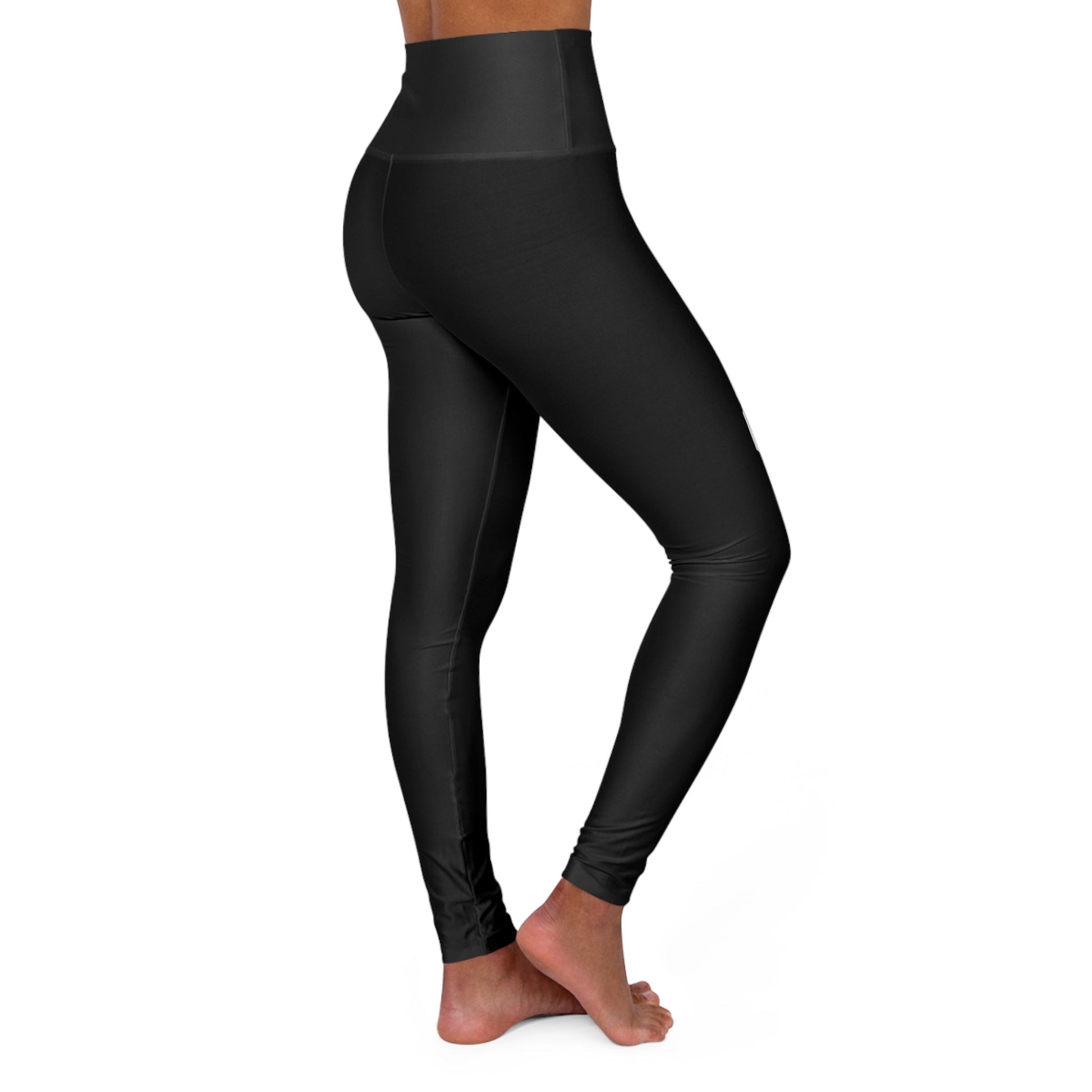 High Waisted Yoga Leggings (AOP) - THE FORCE SPORT