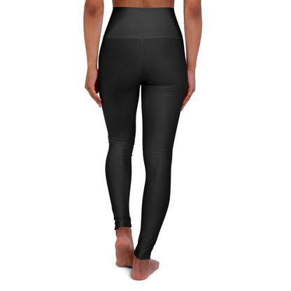 High Waisted Yoga Leggings (AOP) - THE FORCE SPORT