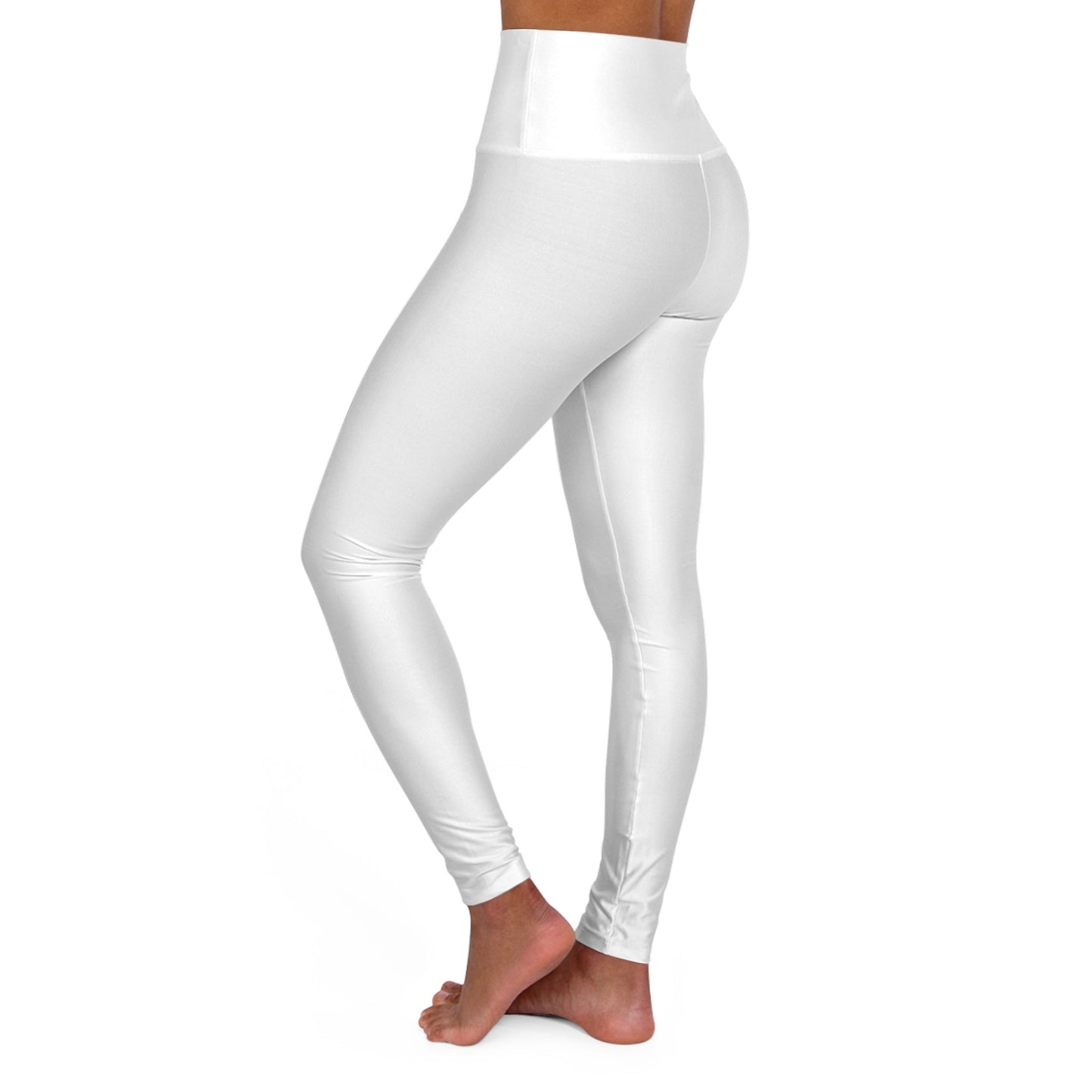 High Waisted Yoga Leggings (AOP) - THE FORCE SPORT