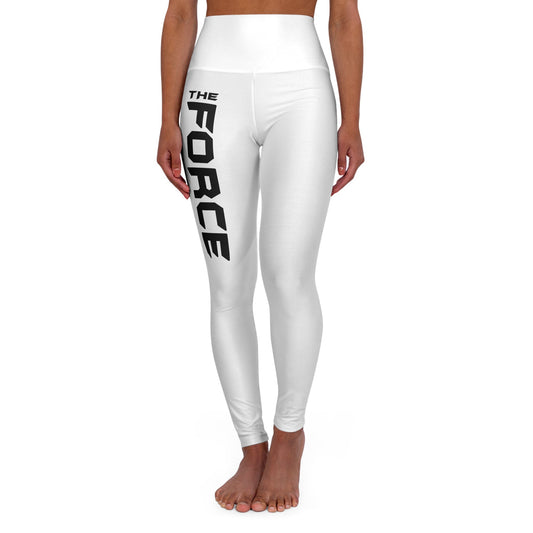 High Waisted Yoga Leggings (AOP) - THE FORCE SPORT