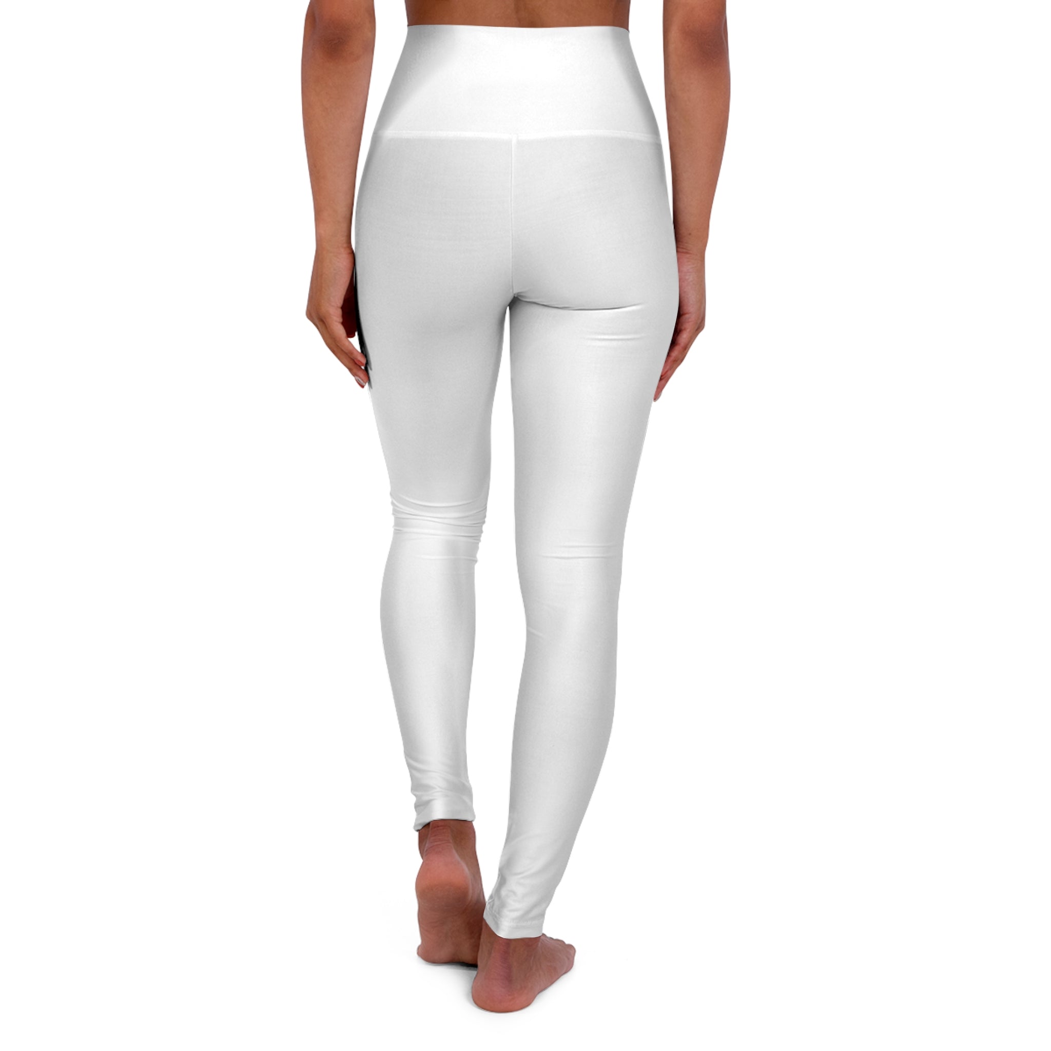 High Waisted Yoga Leggings (AOP) - THE FORCE SPORT