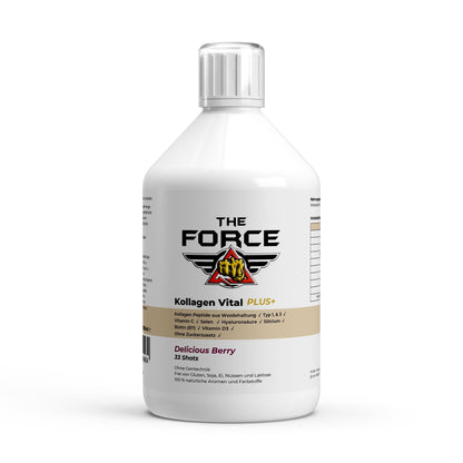 Kollagen Vital PLUS+ Shots - Wild Berry - 500ml - THE FORCE SPORT
