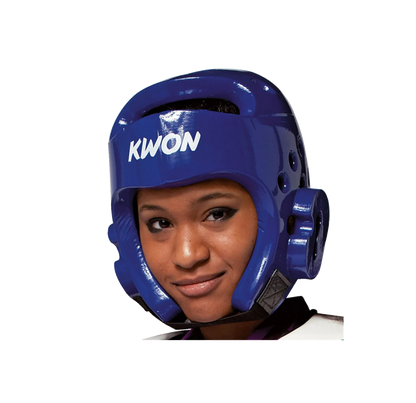 KWON Kopfschutz PU Taekwondo blau 