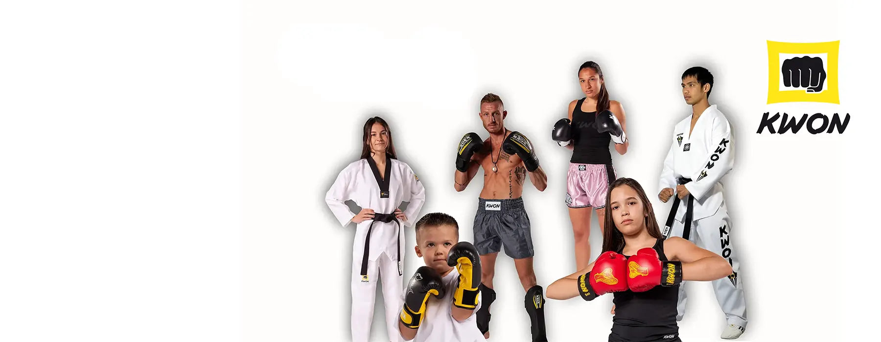 KWON® Kampfsport Ausrüstung für Taekwondo Boxen Muay Thai und Karate Training