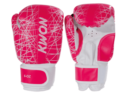 KWON Kinder Boxhandschuhe Neon 6 oz pink
