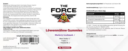 Lion's Mane Gummies - THE FORCE SPORT