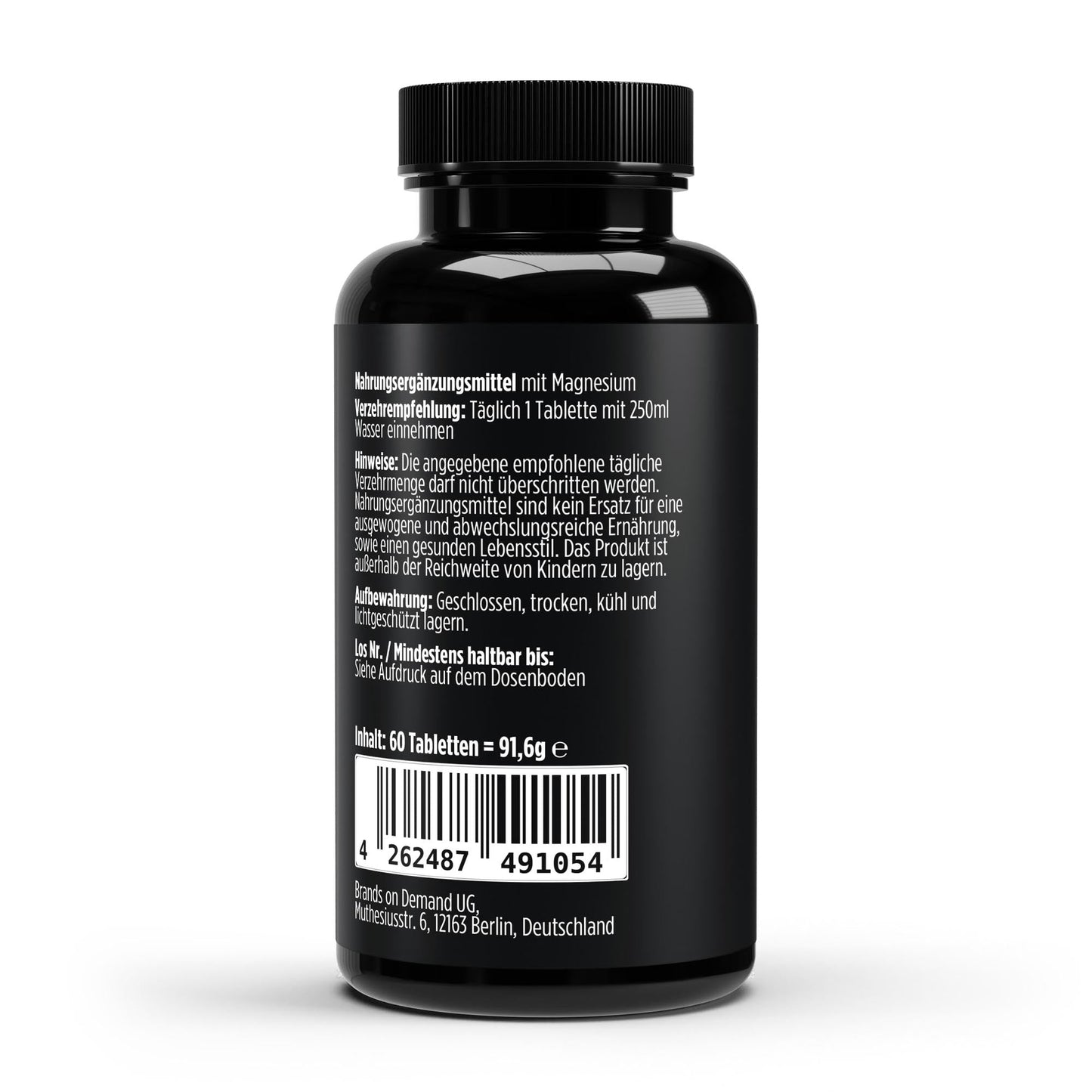 Magnesium 4-fach Komplex Tabletten – vier Magnesiumformen – The Force