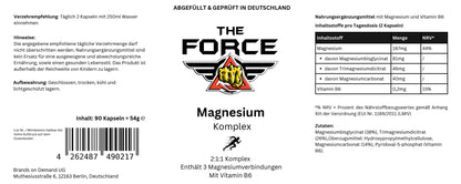 Magnesium Complex Capsules - THE FORCE SPORT