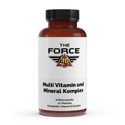 Multi Vitamin und Mineral Komplex – 12 Vitamine & 8 Mineralstoffe – The Force