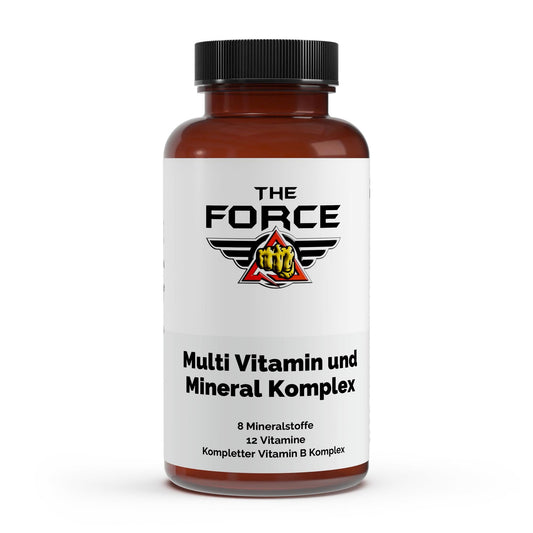 Multi Vitamin und Mineral Komplex – 12 Vitamine & 8 Mineralstoffe – The Force
