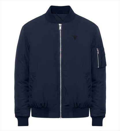 ORGANIC BOMBER JACKET - with Embroidery - THE FORCE SPORT