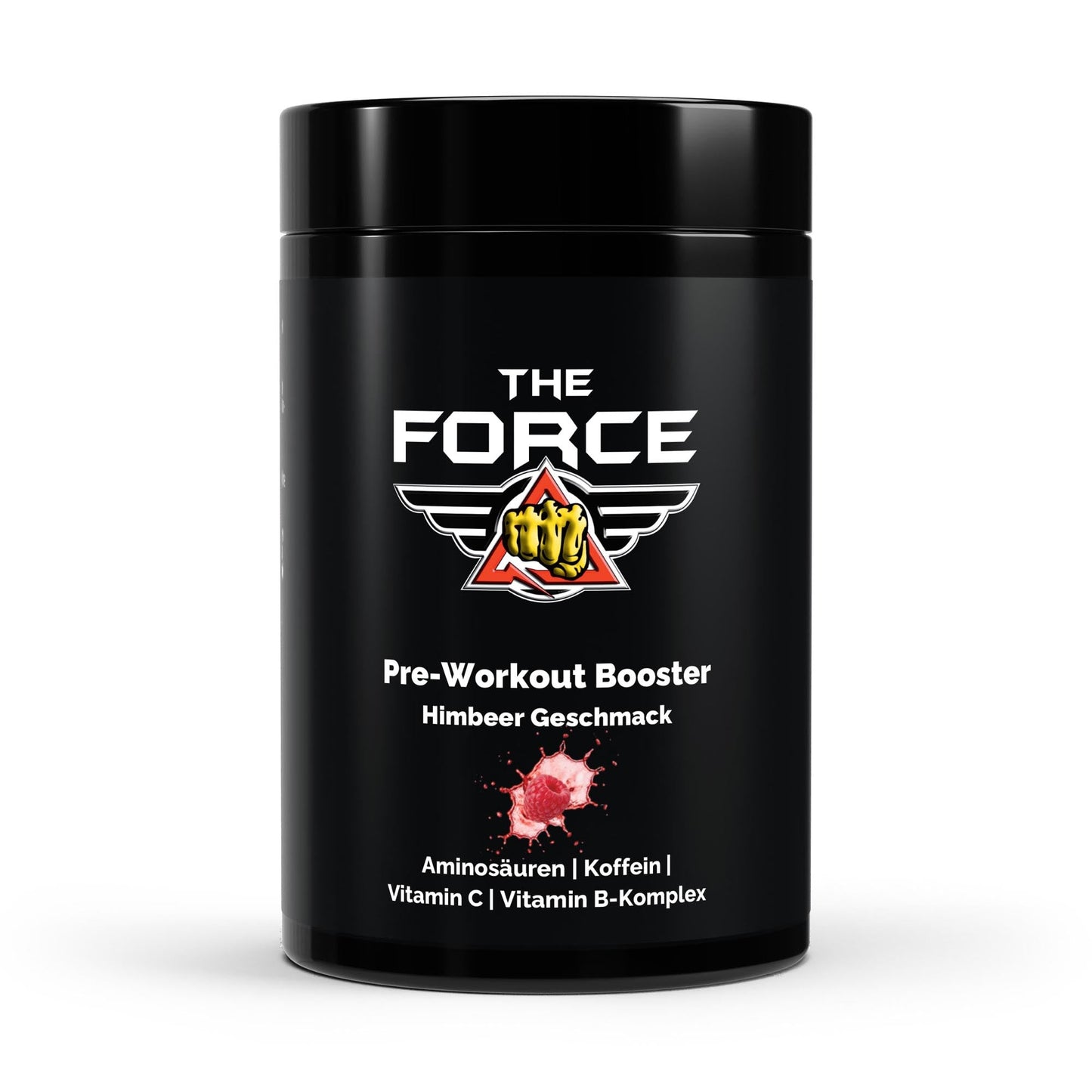 The Force Pre-Workout Booster Himbeer Geschmack Pulver