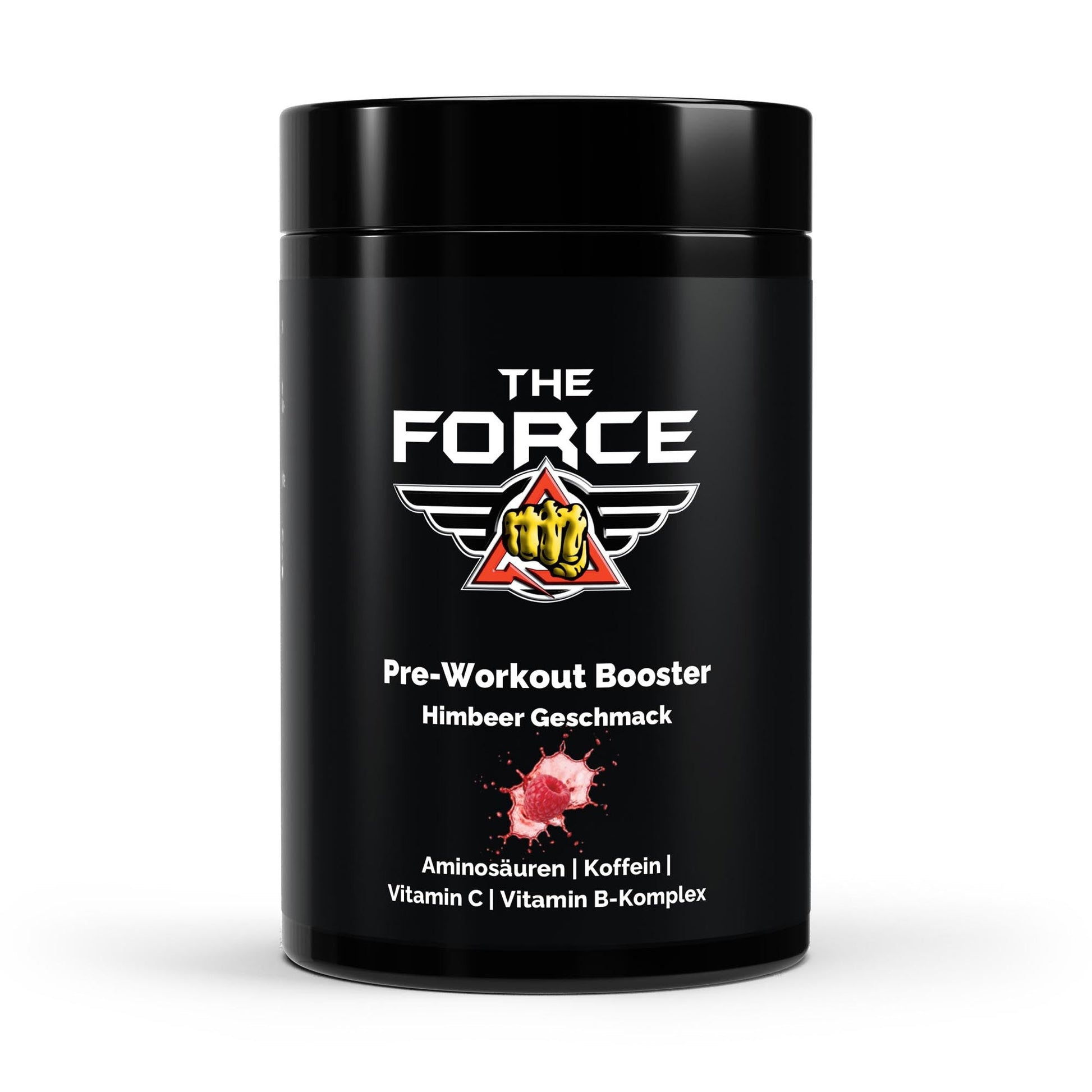 The Force Pre-Workout Booster Himbeer Geschmack Pulver