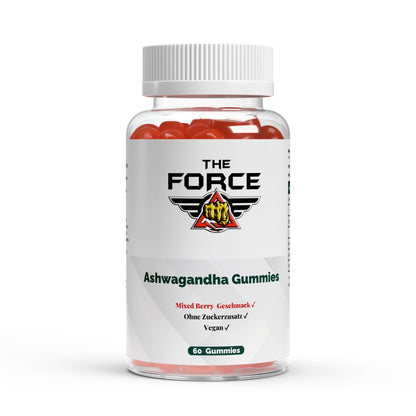 Premium Ashwagandha Gummies 300 + Vitamin B6 - 60 pcs - THE FORCE SPORT