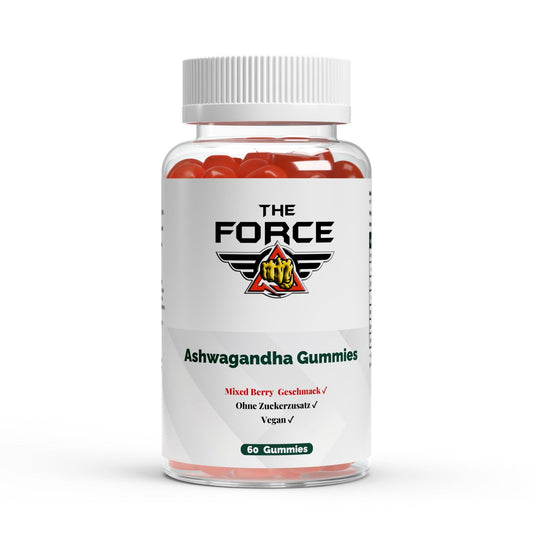 Premium Ashwagandha Gummies 300 + Vitamin B6 - 60 pcs - THE FORCE SPORT