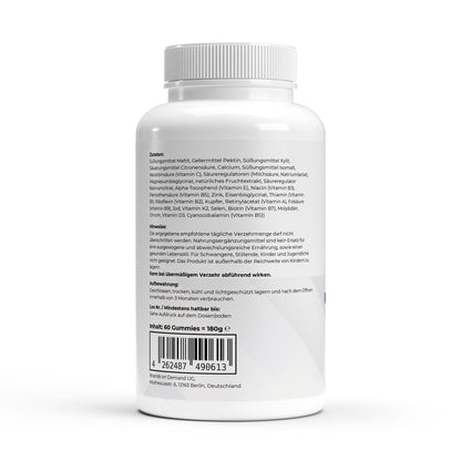 Premium Multivitamin + Mineral Gummies - 60 pcs. - THE FORCE SPORT