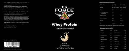 Premium Whey - Flavor: Vanilla - THE FORCE SPORT