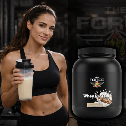 The Force Sport Whey Protein Cookies Geschmack Proteinpulver – Sportnahrung für Muskelaufbau