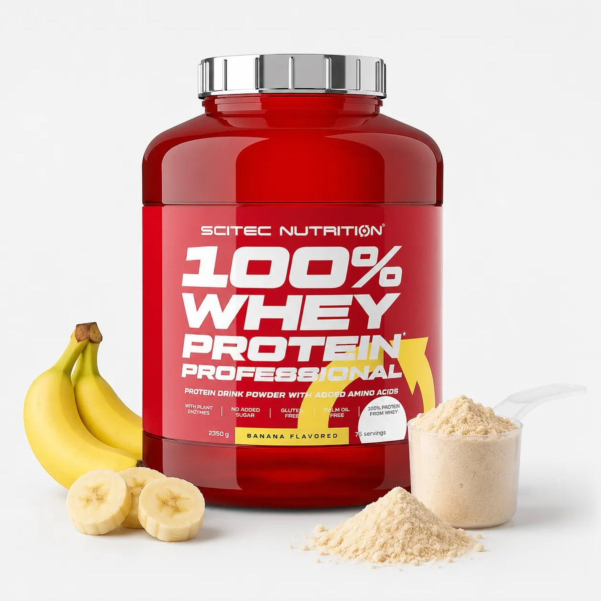 Scitec Nutrition 100% Whey Protein Professional 2,35 kg Molkenproteinpulver