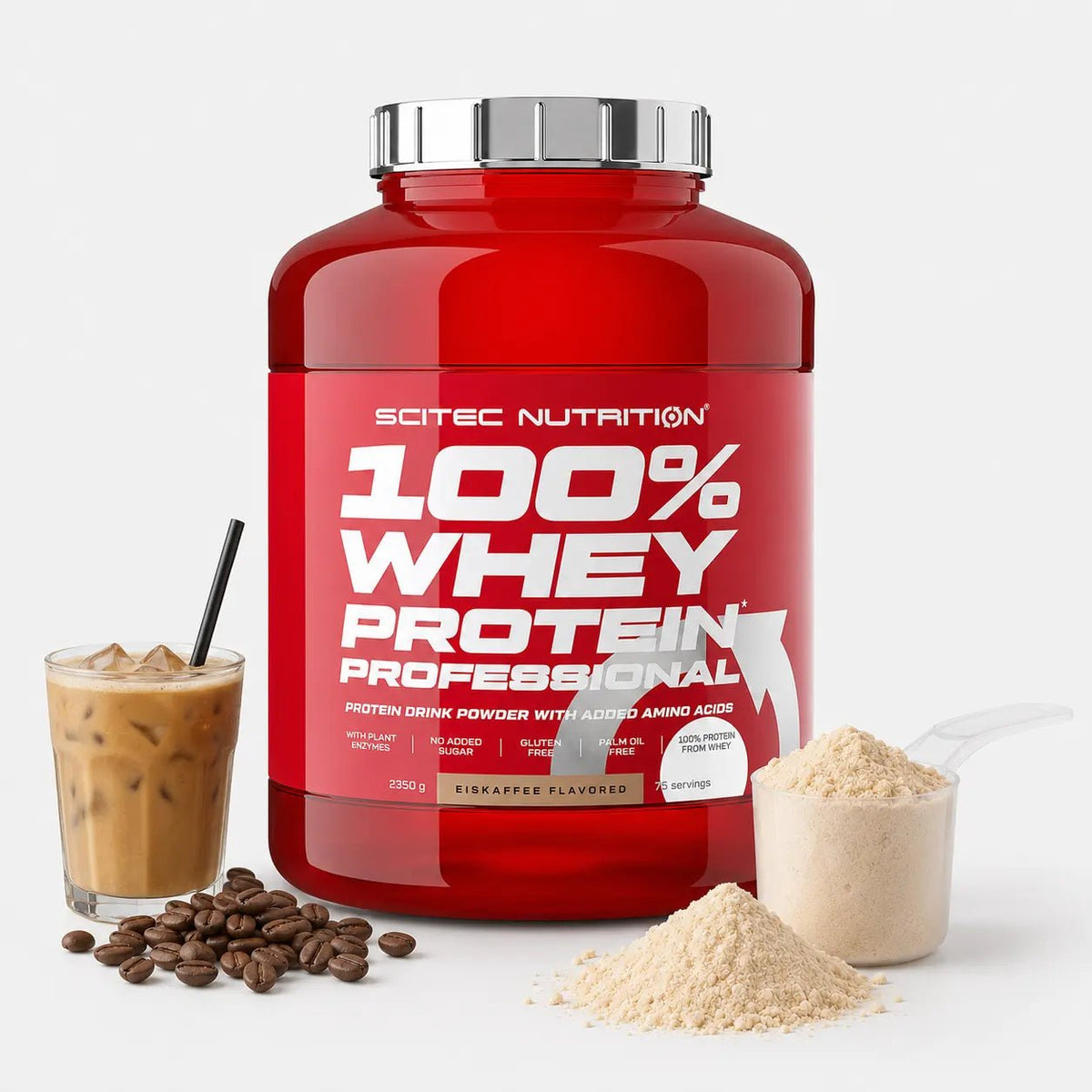 Scitec Nutrition 100% Whey Protein Professional 2,35 kg Molkenproteinpulver