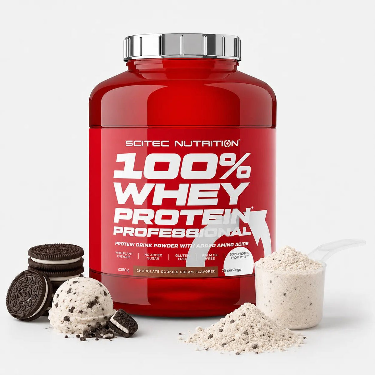Scitec Nutrition 100% Whey Protein Professional 2,35 kg Molkenproteinpulver