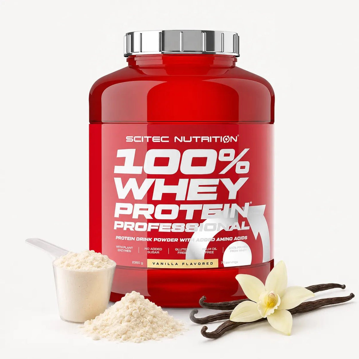 Scitec Nutrition 100% Whey Protein Professional 2,35 kg Molkenproteinpulver