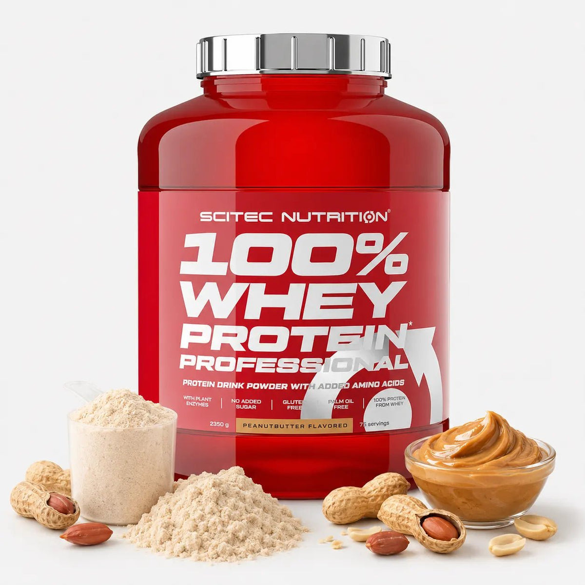 Scitec Nutrition 100% Whey Protein Professional 2,35 kg Molkenproteinpulver