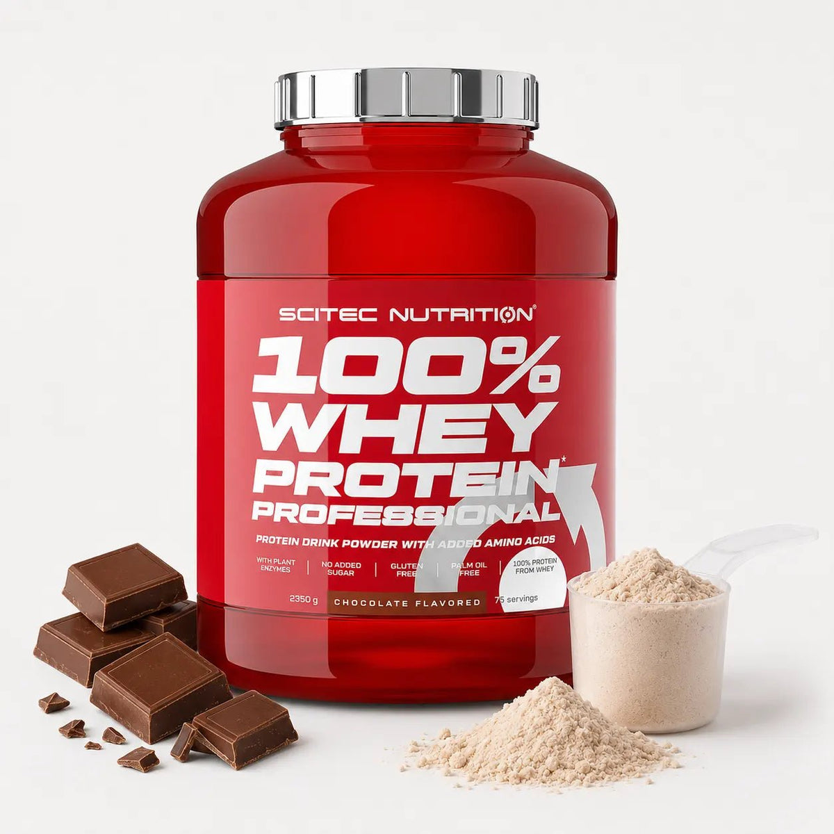Scitec Nutrition 100% Whey Protein Professional 2,35 kg Molkenproteinpulver